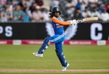 jemimah rodrigues scores 63 runs to anchor india’s innings against england women