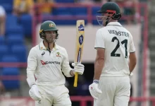 carey and webster partnership in australia vs west indies test match
