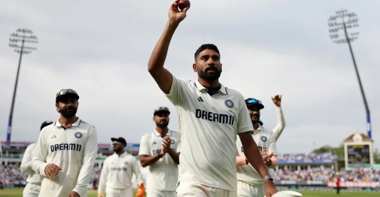 mohammed siraj celebrates six-wicket haul against england at edgbaston
