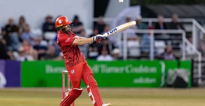 phil salt’s bat undergoes on-field gauge test during vitality blast match