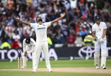akash deep celebrates his 10-wicket haul against england at edgbaston
