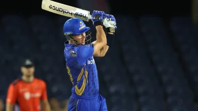 trent boult celebrates after sealing mi new york's win against san francisco unicorns