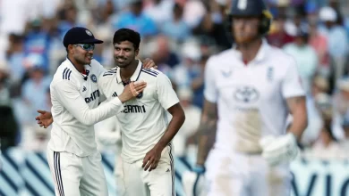 washington sundar takes four wickets against england at lords 2025