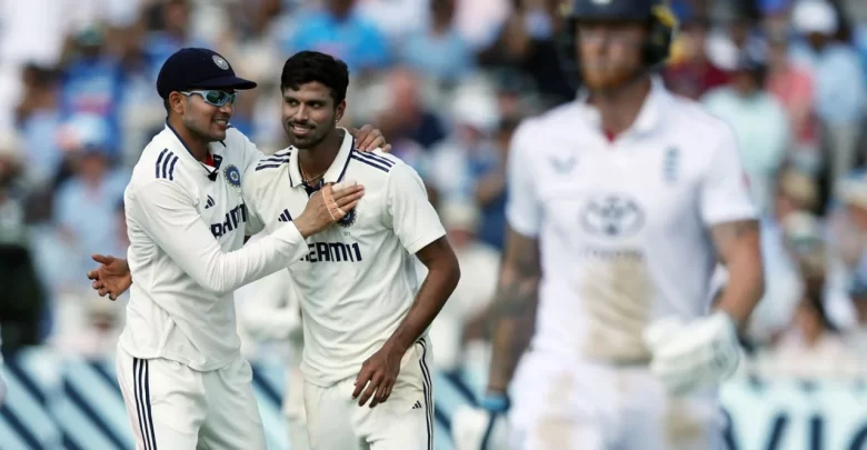 washington sundar takes four wickets against england at lords 2025