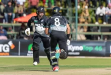 devon conway and rachin ravindra build 59-run stand against zimbabwe in harare t20i