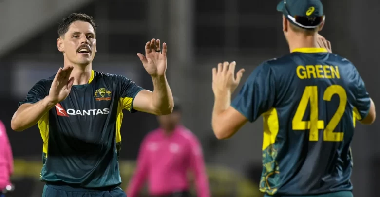 ben dwarshuis dismisses both west indies openers early in st kitts t20i