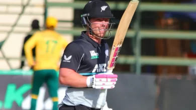 tim seifert celebrates unbeaten half-century in t20 tri-series match