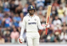 shubman gill celebrates half-century during india vs england fourth test in manchester