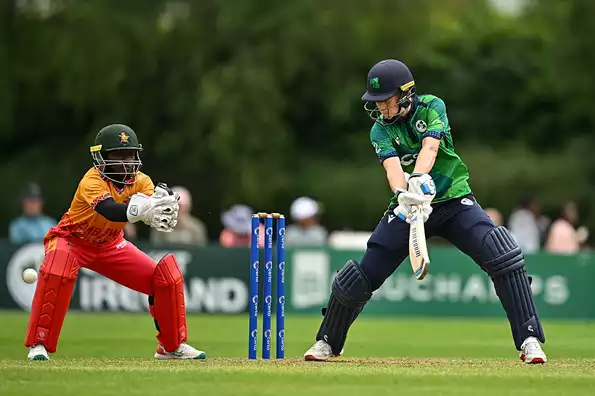 orla prendergast celebrates after guiding ireland to odi series win against zimbabwe