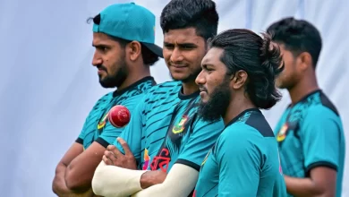 nahid rana during bangladesh cricket team fitness test at national stadium