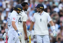 prasidh krishna and joe root exchange words during the oval test match