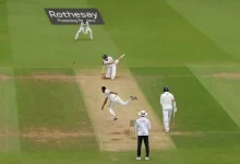 mohammed siraj celebrates after match-winning bowling performance at the oval