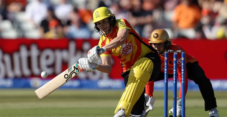 nat sciver-brunt celebrates unbeaten half-century for trent rockets against london spirit in womens hundred 2025