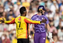 akeal hosein delivers match-winning new-ball spell for trent rockets against northern superchargers in the hundred 2025