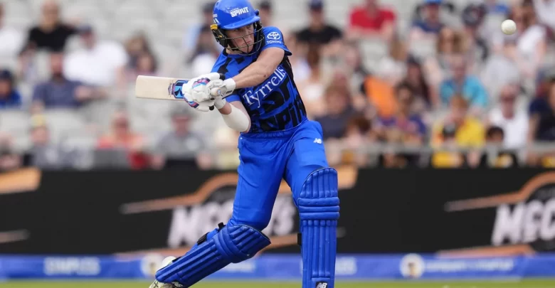 grace harris unbeaten half-century guiding london spirit to victory at old trafford