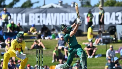 aiden markram scores 82 runs leading south africa batting in cairns odi opener against australia